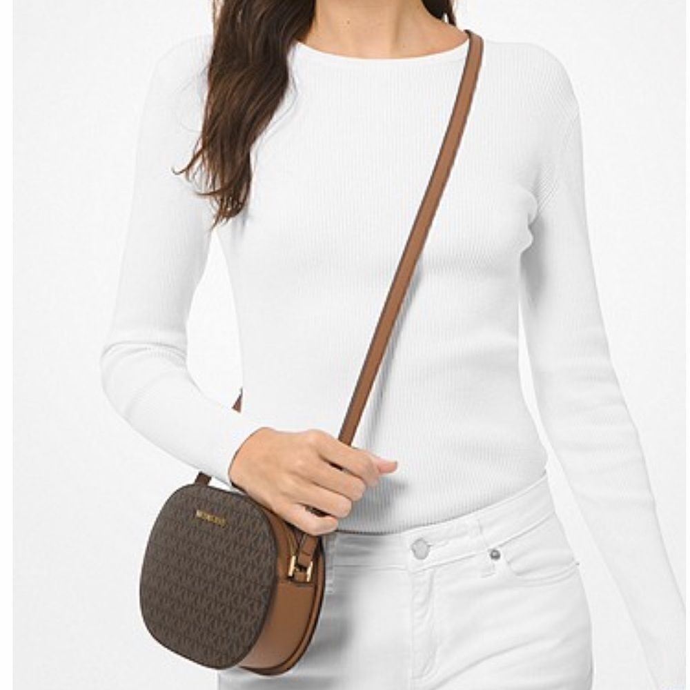 NWT Michael Kors Jet Set Logo Crossbody Bag - Picture 2 of 8